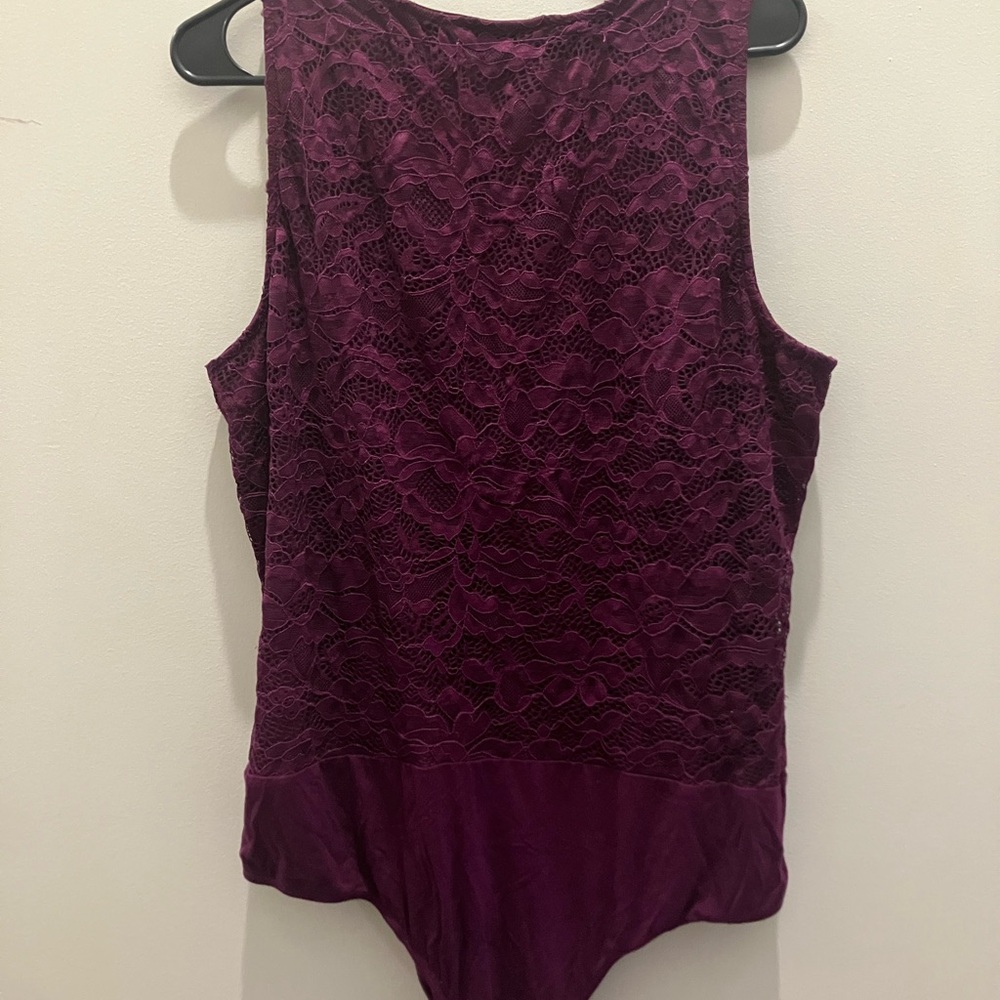 Torrid Deep Purple Lace Bodysuit